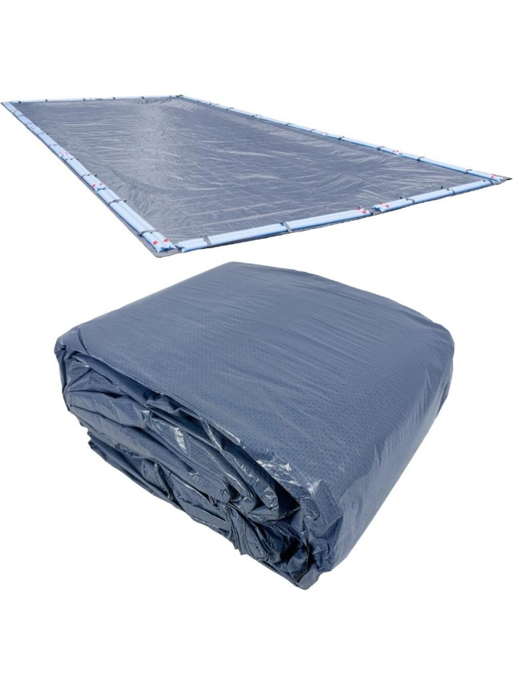 Winter Pool Cover for Inground Pools | 20x40 ft Blue, 5 ft Overlap, Durable 7x7